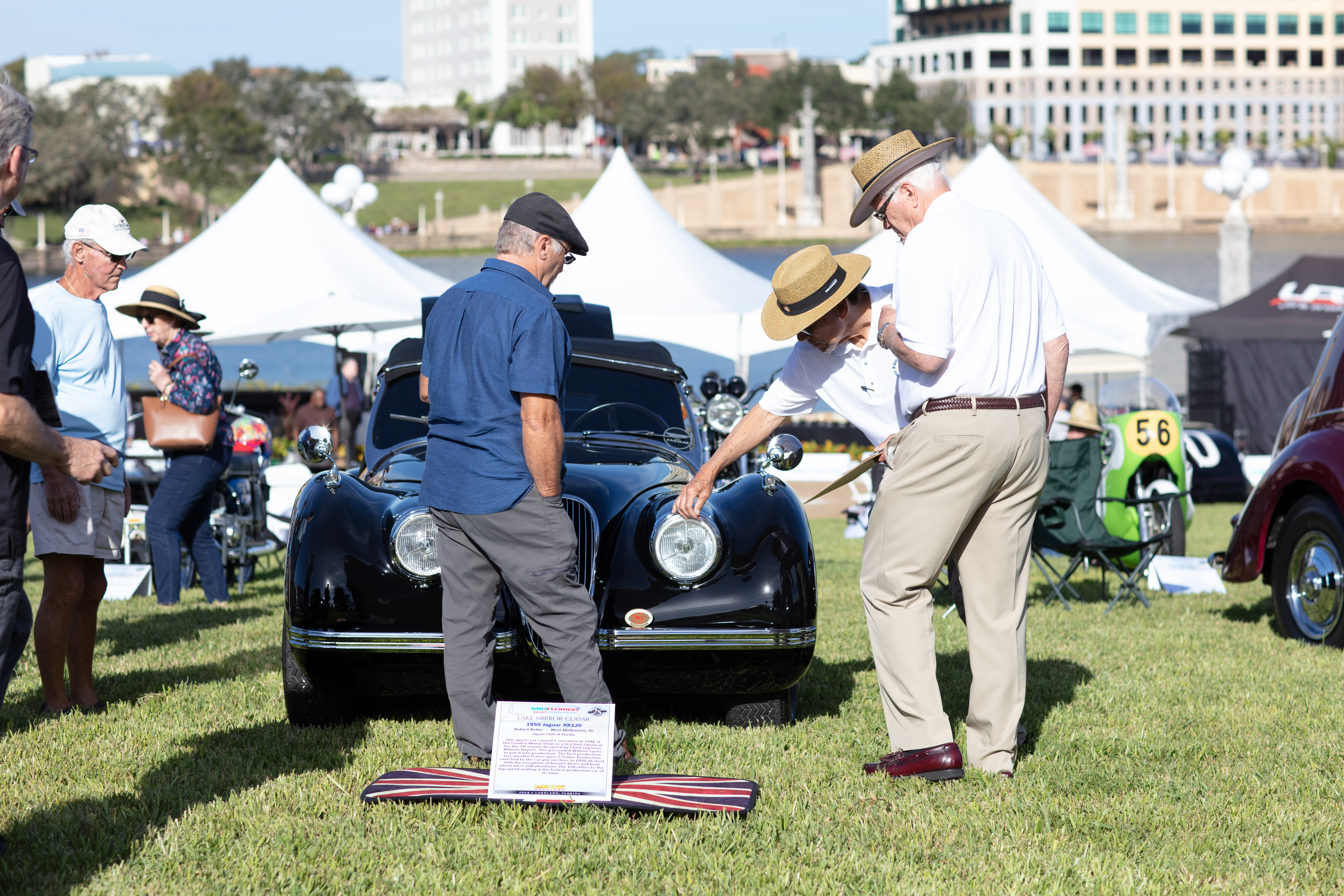 A judged classic at the Concours d'Elegance