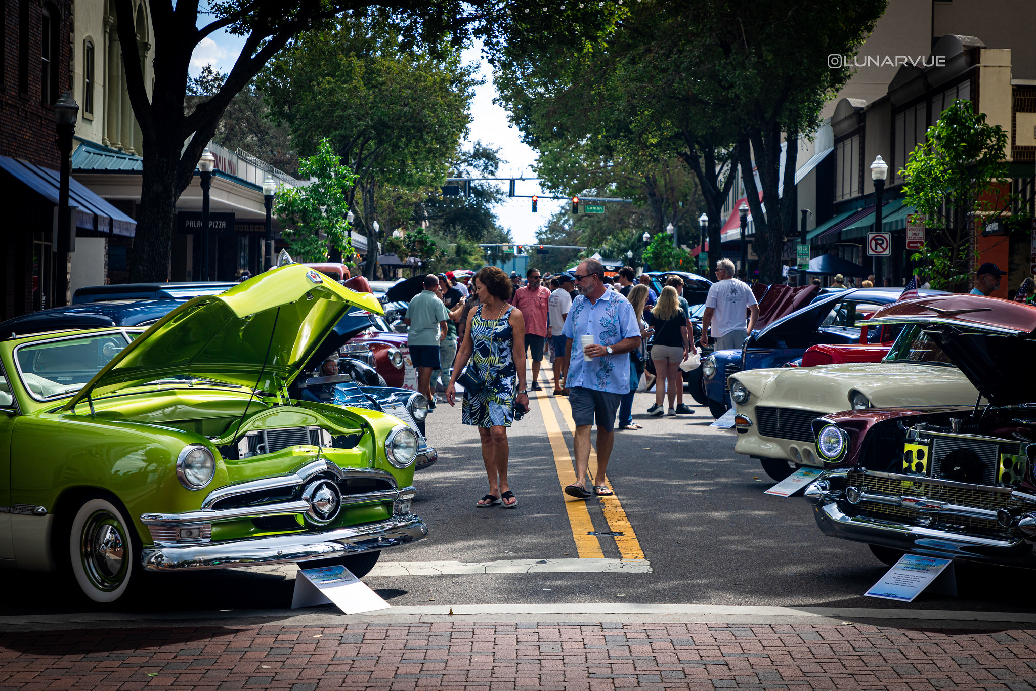 Downtown Classic Car Show on the streets of Lakeland